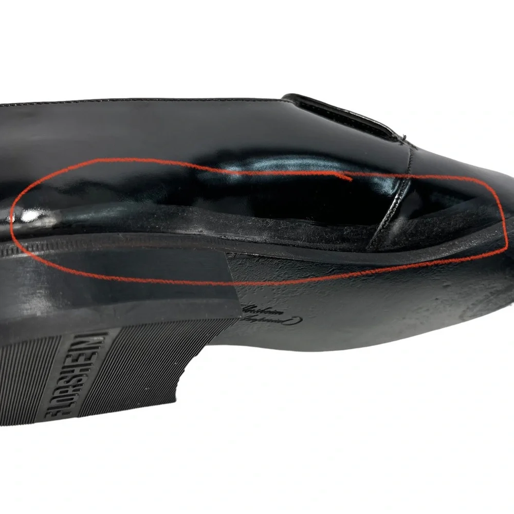 Florsheim Imperial | Men’s 7E | Black Patent Leather Slip On Loafer Shoes‎